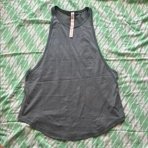Lululemon Athletica Gray Sleeveless Tank Top